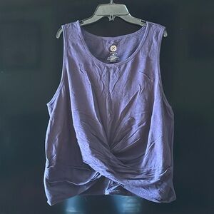 Brisas 1X twist front navy tank